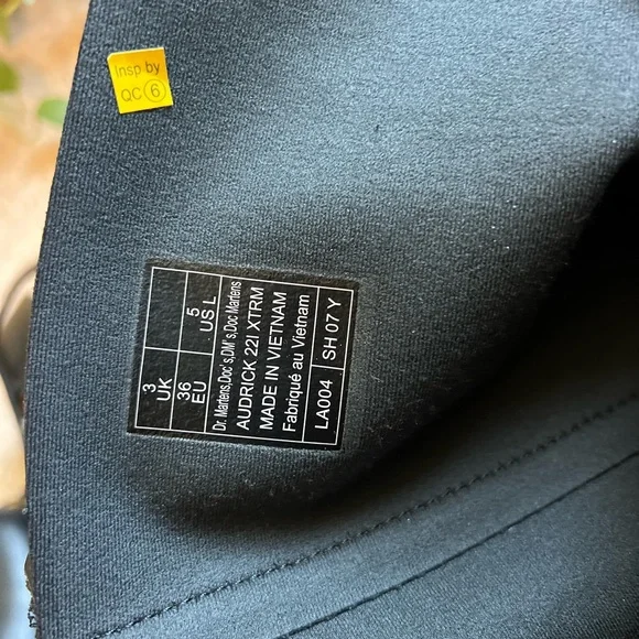 RARE Dr. Martens AUDRICK 22-EYE EXTREME LACE KNEE HIGH PLATFORM BOOTS size5 - Picture 5 of 10